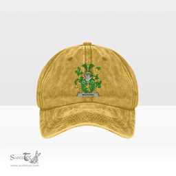 Irish McHugh or MacHugh Coat of Arms Family Crest Ireland Denim Cap