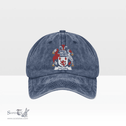 Irish McCauley Coat of Arms Family Crest Ireland Denim Cap