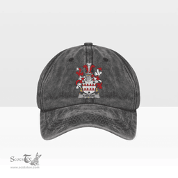 Irish Kinnane or O Kinane Coat of Arms Family Crest Ireland Denim Cap