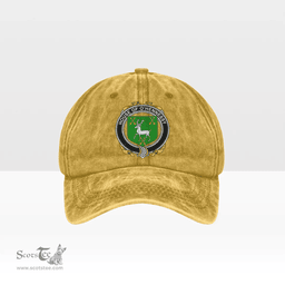 Irish House of O HENNESSY Coat of Arms Family Crest Ireland Denim Cap