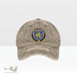 Irish House of O HANRAGHTY Coat of Arms Family Crest Ireland Denim Cap