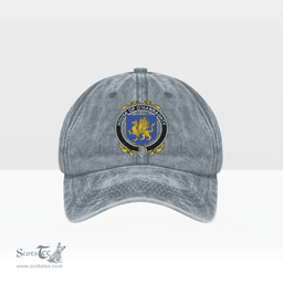 Irish House of O HANRAGHTY Coat of Arms Family Crest Ireland Denim Cap
