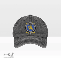 Irish House of O HANRAGHTY Coat of Arms Family Crest Ireland Denim Cap