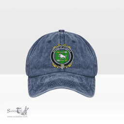 Irish House of O HANLY Coat of Arms Family Crest Ireland Denim Cap