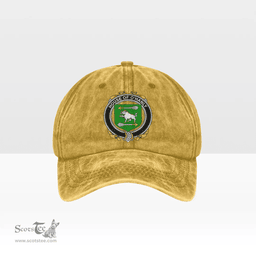 Irish House of O HANLY Coat of Arms Family Crest Ireland Denim Cap