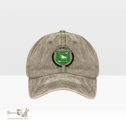 Irish House of O HANLY Coat of Arms Family Crest Ireland Denim Cap
