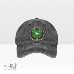 Irish House of O HANLY Coat of Arms Family Crest Ireland Denim Cap