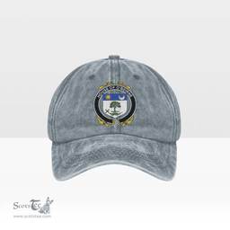 Irish House of O BEIRNE Coat of Arms Family Crest Ireland Denim Cap