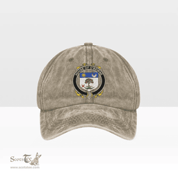 Irish House of O BEIRNE Coat of Arms Family Crest Ireland Denim Cap