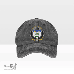 Irish House of O BEIRNE Coat of Arms Family Crest Ireland Denim Cap