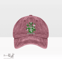 Irish McGlinchy or McGlinchey Coat of Arms Family Crest Ireland Denim Cap