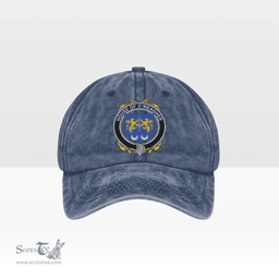 Irish House of O MEAGHER Coat of Arms Family Crest Ireland Denim Cap