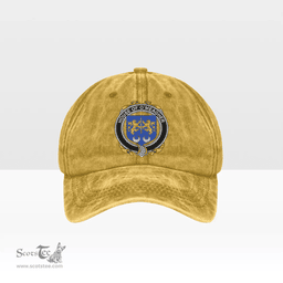 Irish House of O MEAGHER Coat of Arms Family Crest Ireland Denim Cap