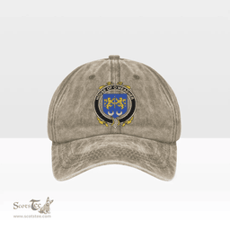 Irish House of O MEAGHER Coat of Arms Family Crest Ireland Denim Cap