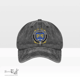 Irish House of O MEAGHER Coat of Arms Family Crest Ireland Denim Cap