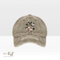 Irish Kellett Coat of Arms Family Crest Ireland Denim Cap