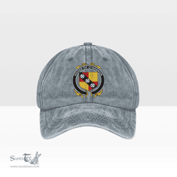 Irish House of O HANNON Coat of Arms Family Crest Ireland Denim Cap
