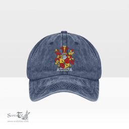 Irish Mandevile Coat of Arms Family Crest Ireland Denim Cap