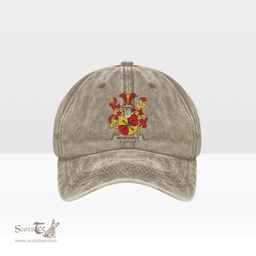 Irish Mandevile Coat of Arms Family Crest Ireland Denim Cap