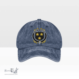 Irish House of O MORAN Coat of Arms Family Crest Ireland Denim Cap