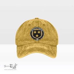 Irish House of O MORAN Coat of Arms Family Crest Ireland Denim Cap