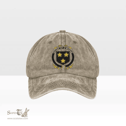 Irish House of O MORAN Coat of Arms Family Crest Ireland Denim Cap