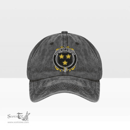 Irish House of O MORAN Coat of Arms Family Crest Ireland Denim Cap