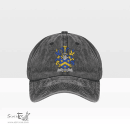 Irish Lecky or Lackey Coat of Arms Family Crest Ireland Denim Cap