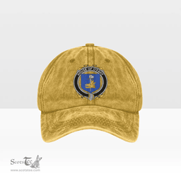 Irish House of O FAHY Coat of Arms Family Crest Ireland Denim Cap