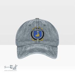 Irish House of O FAHY Coat of Arms Family Crest Ireland Denim Cap
