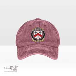 Irish House of WALSH Coat of Arms Family Crest Ireland Denim Cap