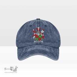 Irish Naghten or O Naghten Coat of Arms Family Crest Ireland Denim Cap