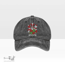 Irish Naghten or O Naghten Coat of Arms Family Crest Ireland Denim Cap