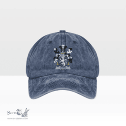 Irish Long or Longe Coat of Arms Family Crest Ireland Denim Cap
