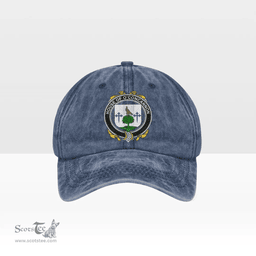 Irish House of O CONCANNON Coat of Arms Family Crest Ireland Denim Cap