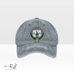 Irish House of O CONCANNON Coat of Arms Family Crest Ireland Denim Cap