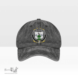 Irish House of O CONCANNON Coat of Arms Family Crest Ireland Denim Cap