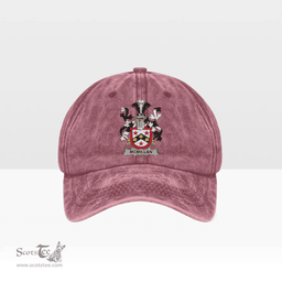 Irish McMillan Coat of Arms Family Crest Ireland Denim Cap