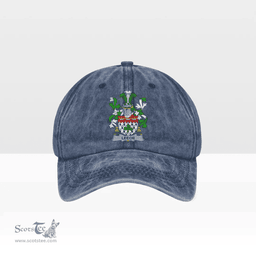 Irish Leech Coat of Arms Family Crest Ireland Denim Cap