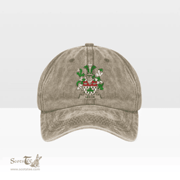 Irish Leech Coat of Arms Family Crest Ireland Denim Cap