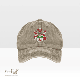 Irish McDevitt Coat of Arms Family Crest Ireland Denim Cap