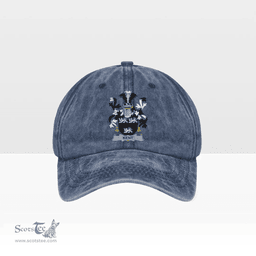Irish Kent Coat of Arms Family Crest Ireland Denim Cap