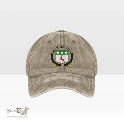 Irish House of O DOHERTY Coat of Arms Family Crest Ireland Denim Cap