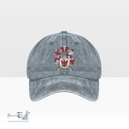 Irish McGlynn or Glynn Coat of Arms Family Crest Ireland Denim Cap