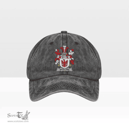 Irish McGlynn or Glynn Coat of Arms Family Crest Ireland Denim Cap