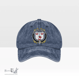 Irish House of O MULLAN Coat of Arms Family Crest Ireland Denim Cap