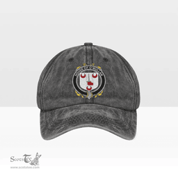 Irish House of O MULLAN Coat of Arms Family Crest Ireland Denim Cap