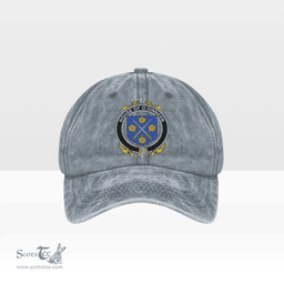 Irish House of O DINNEEN Coat of Arms Family Crest Ireland Denim Cap