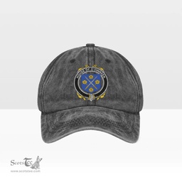 Irish House of O DINNEEN Coat of Arms Family Crest Ireland Denim Cap