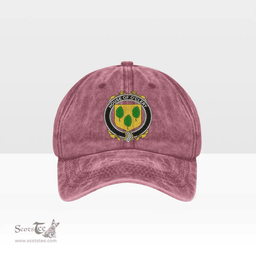 Irish House of O CLERY Coat of Arms Family Crest Ireland Denim Cap